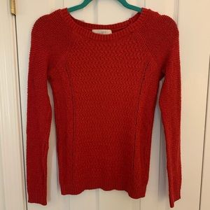 Loft red sweater